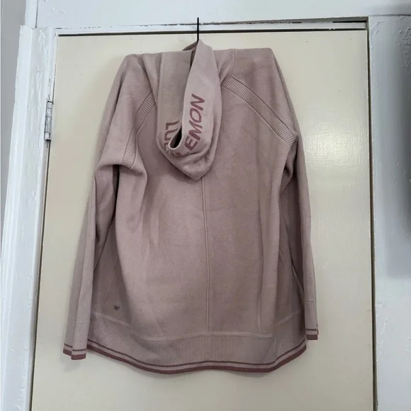 lululemon Soothe Away Soft Pink Hooded Sweater - Picture 5 of 7